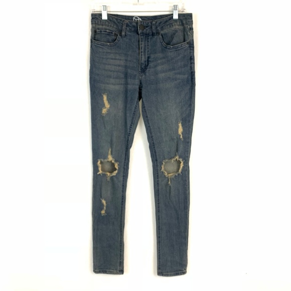 Original Use Denim - Original Use Destroyed Skinny Jeans